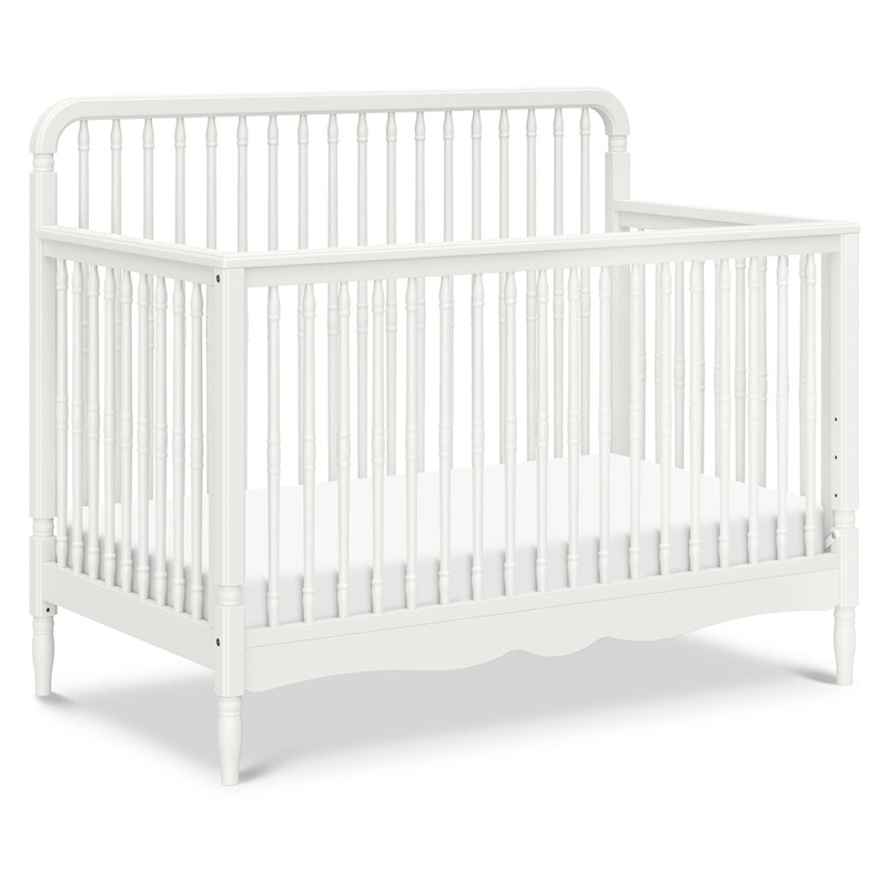 Liberty 4-in-1 Convertible Spindle Crib Warm White