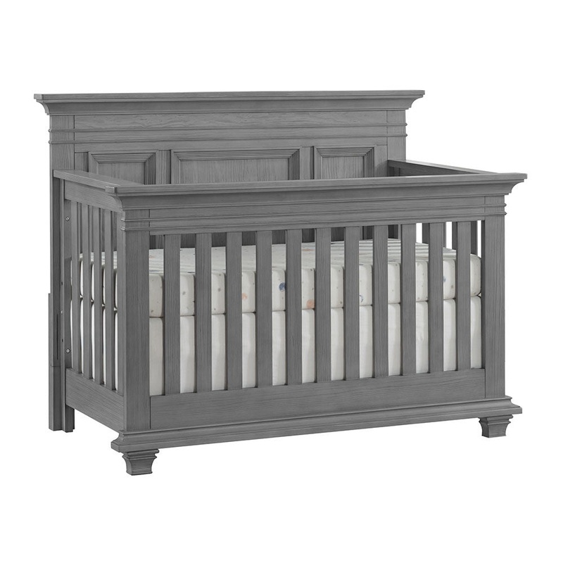 Oxford Weston 4 In 1 Convertible Crib Dusk Gray