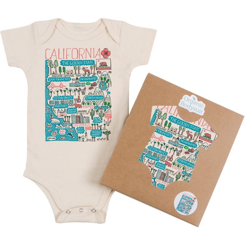 California Boutique Map Art Pink 3-6M