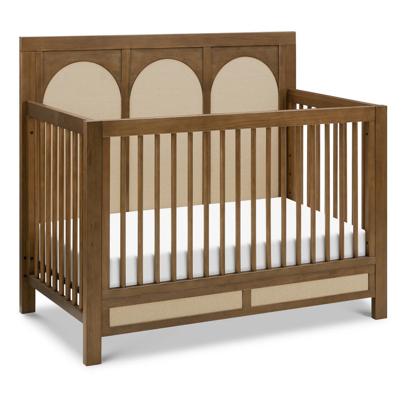 Namesake Eloise 4-in-1 Convertible Crib – Natural Walnut and Sand Eco-Weave