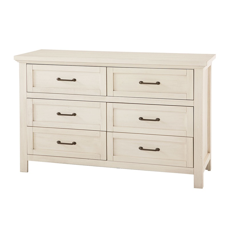 Stella Baby Westin 6 Drawer Dresser Brushed White