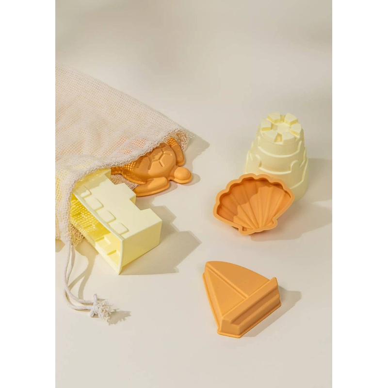 5 Silicone Sand Moulds