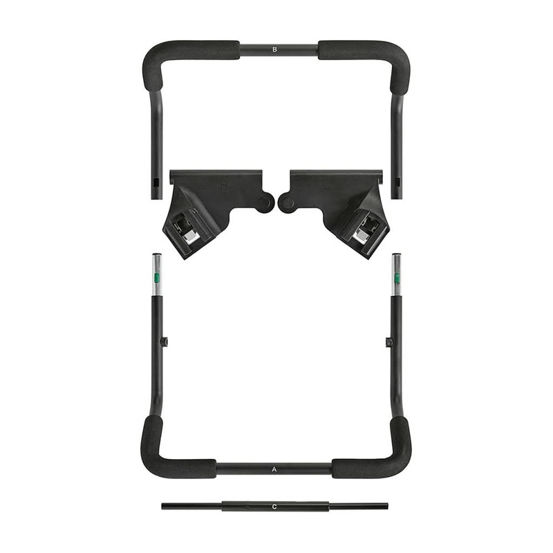 BABY JOGGER City Mini 2 / Mini GT2 Chicco / Peg Perego Car Seat Adapter – Jet Black