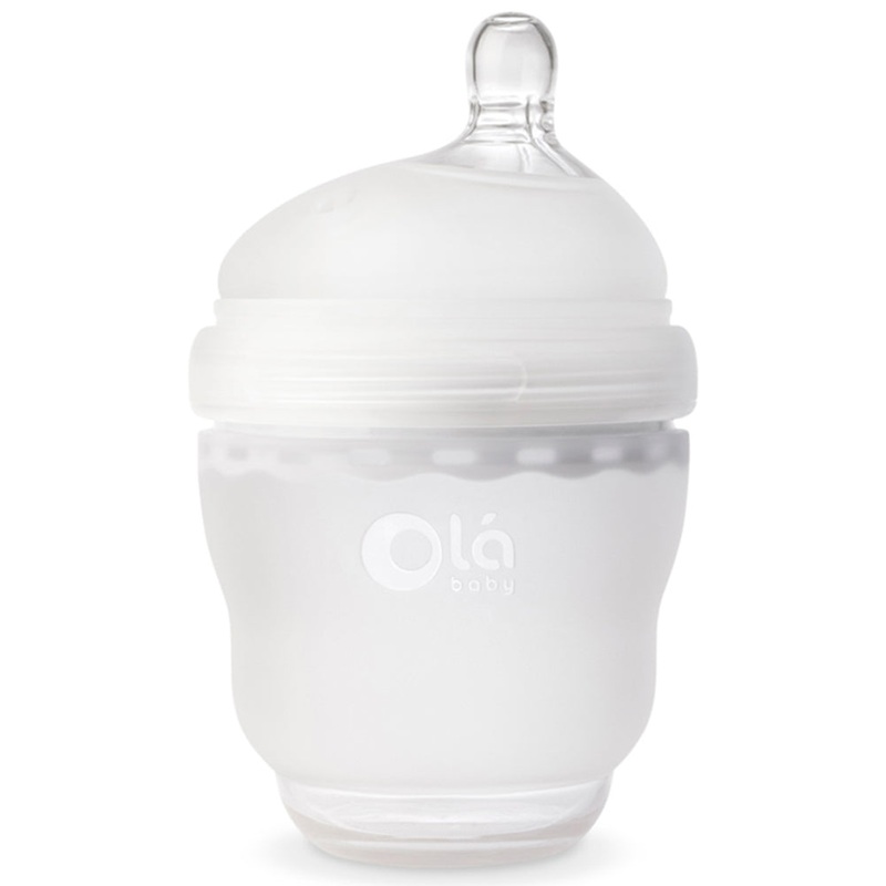 GentleBottle Silicone Baby Bottle Frost 4 Ounce
