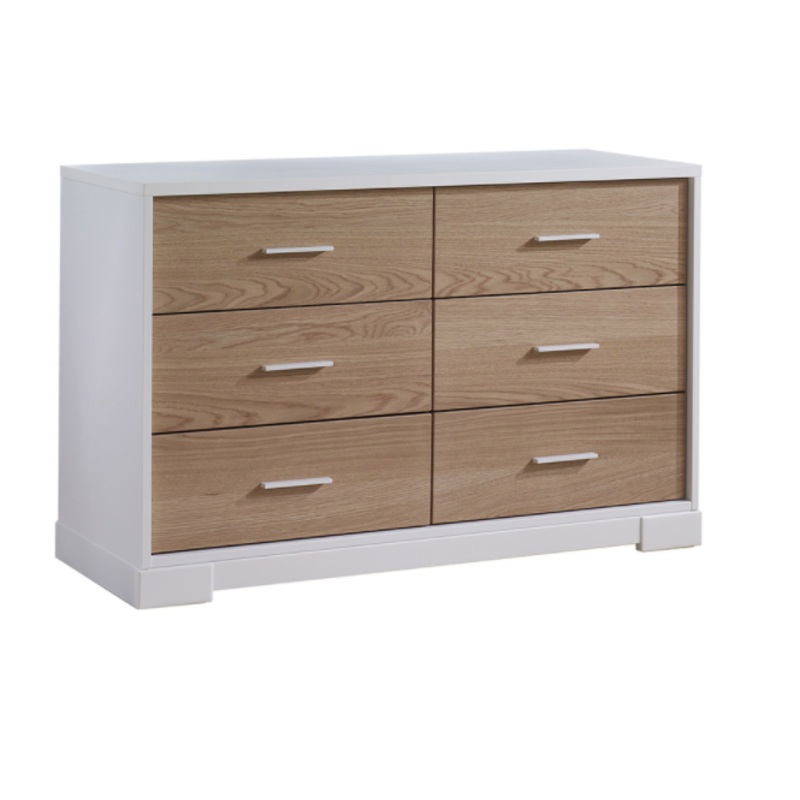 Nest Juvenile Vibe Double Dresser white/natural oak
