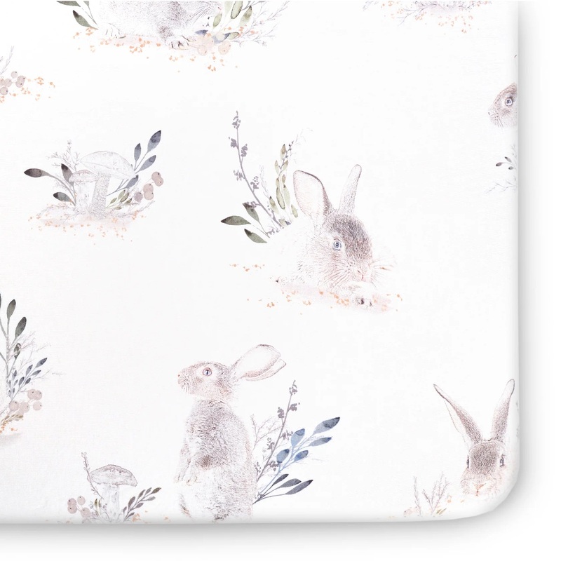 Oilo Cottontail Crib Sheet