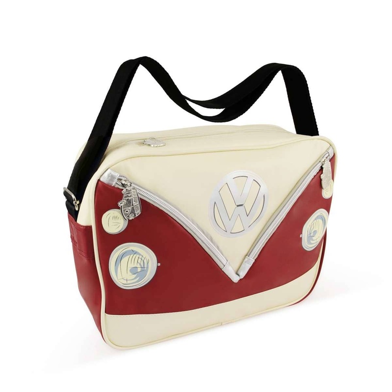 VW T1 Bus Shoulder Bag Landscape – red
