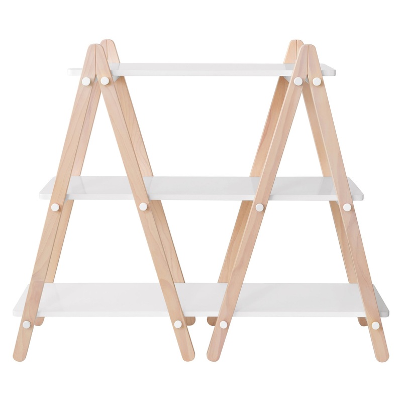 Babyletto Dottie Bookcase White / Washed Natural