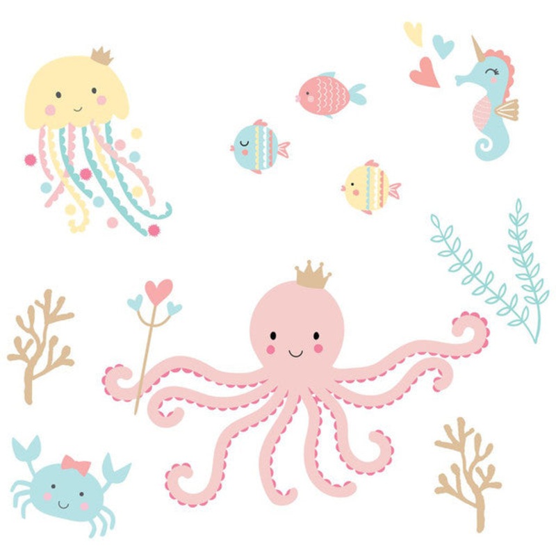 Bedtime Originals Ocean Mist Wall Decals