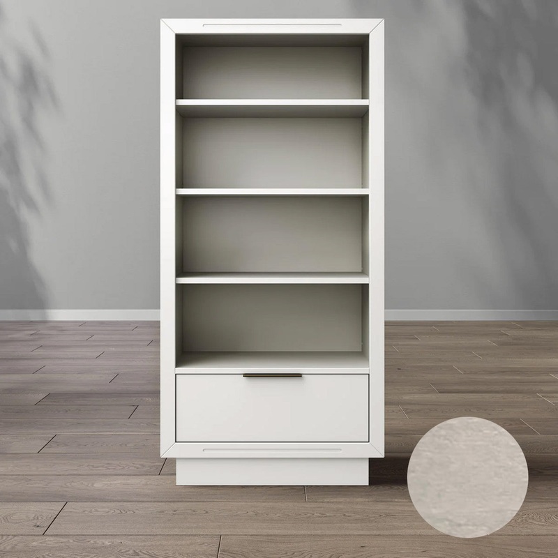 Romina Quadro Bookcase in Ash