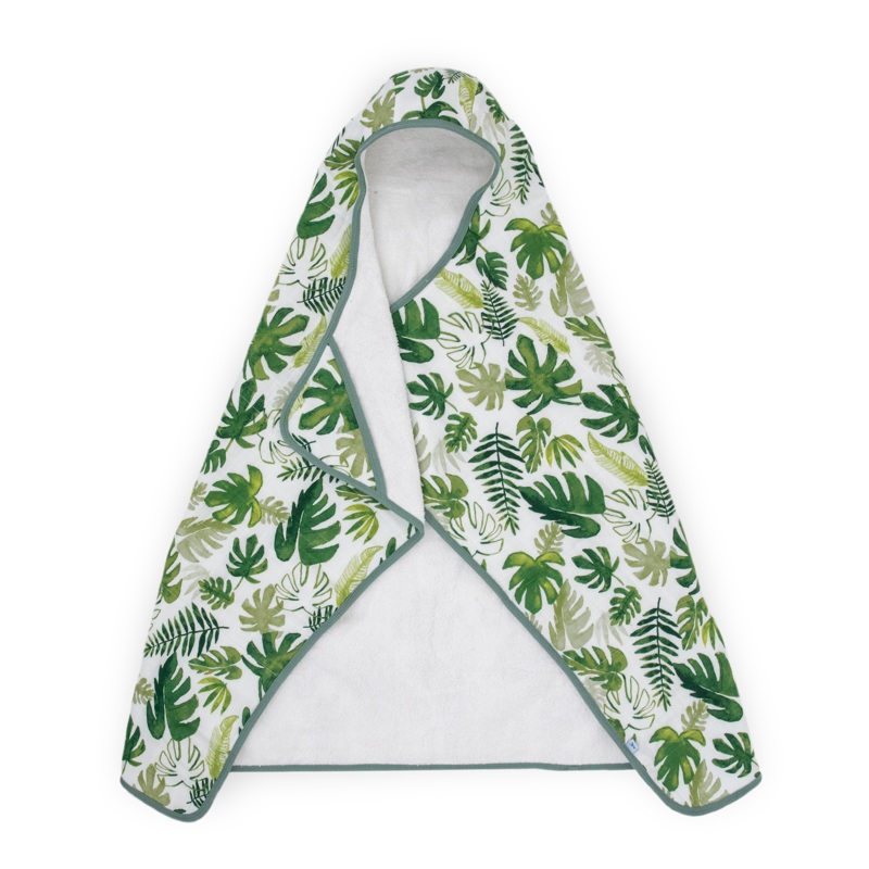 Toddler Hooded Towel – Tropical Leaf Tropical Leaf