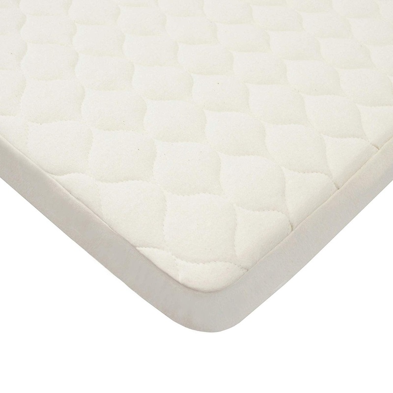 ABC Organic Fitted Cotton Crib Mattress Pad Cover Crib Size 28x52x9