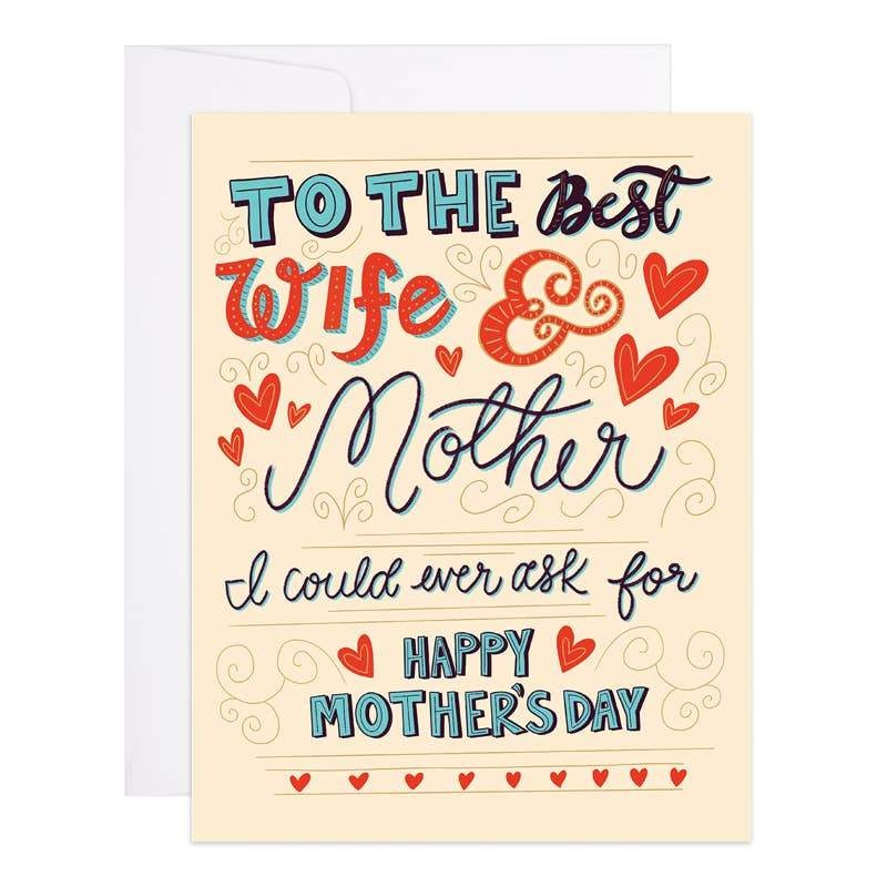 Best Wife & Mother Card