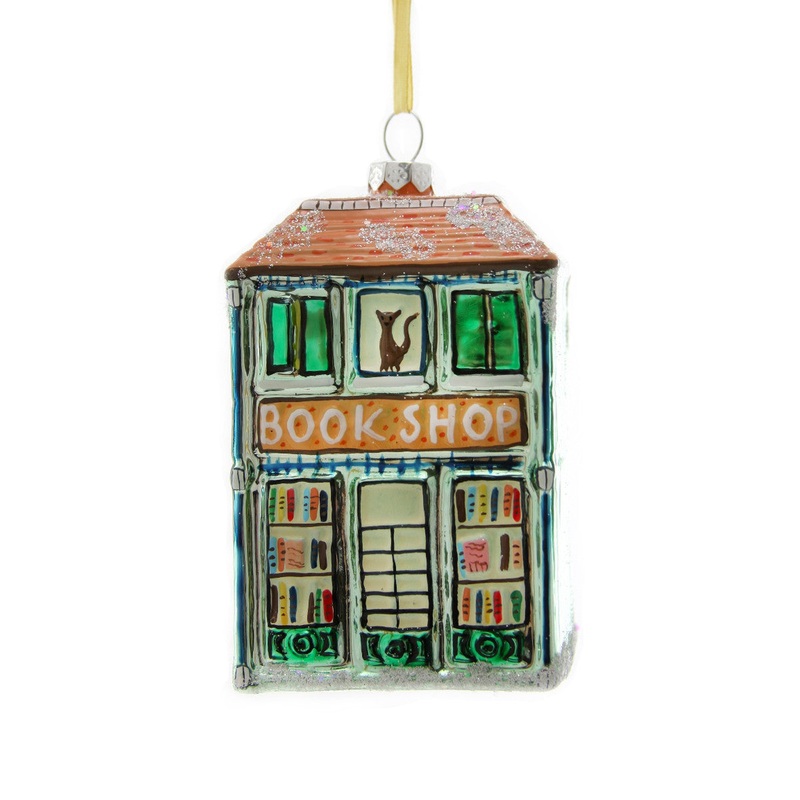 BOOK SHOP Christmas Ornament