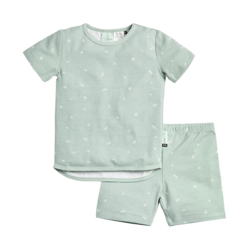 Ergopouch Short Sleeve Pajamas 0.2 TOG – 2Y Sage