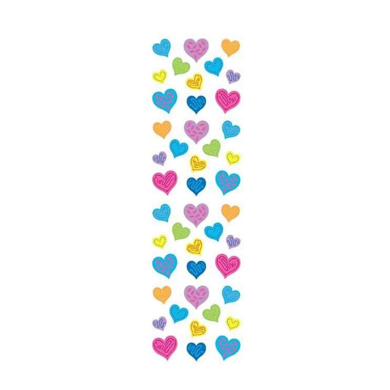Mrs. Grossman’s Strip of Happy Hearts Stickers