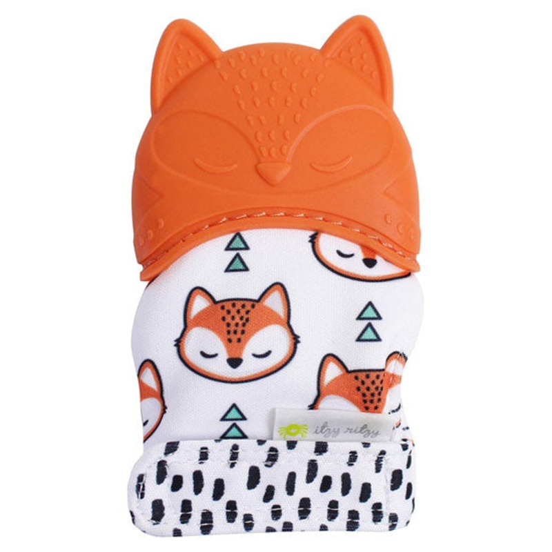 Itzy Ritzy Silicone Teething Mitt – Fox