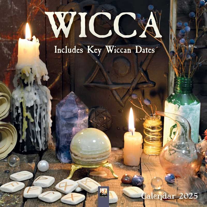 Wicca Wall Calendar 2025 (Art Calendar) by
