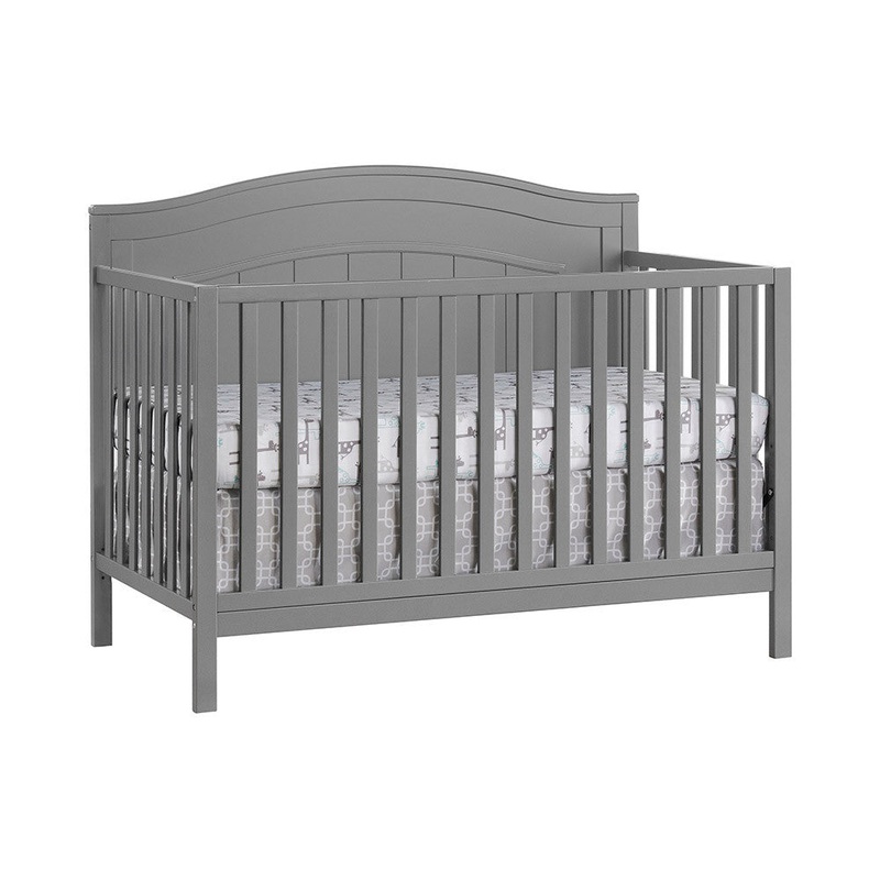 Oxford North Bay 4-in-1 Convertible Crib Dove Gray