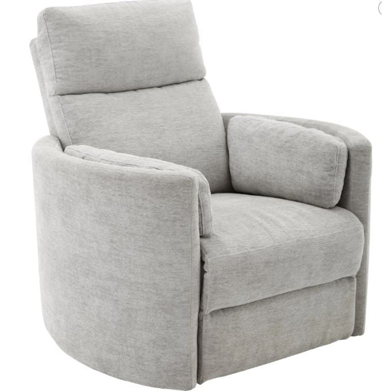 Moon Power Swivel Glider Recliner with USB Port Mineral Standard Headrest