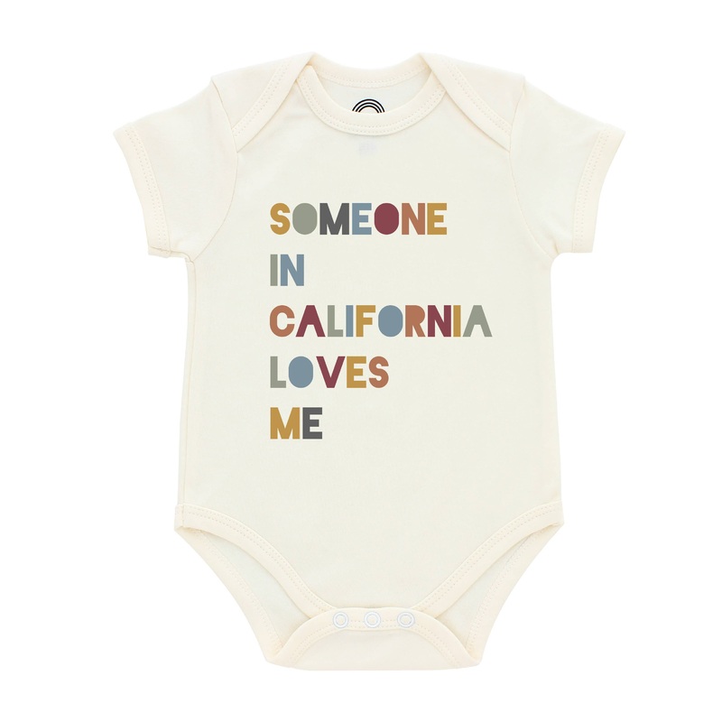 Someone in California Loves Me Baby Onesie