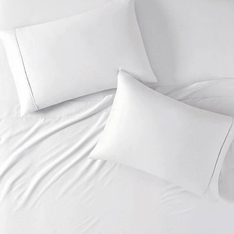 300TC BCI Sustainable Cotton Pillowcases – Pack of 2, White King