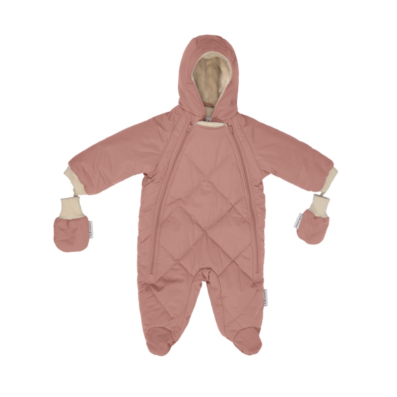 7 A.M. Enfant Benji Snowsuit Dawn Rose 3-6M