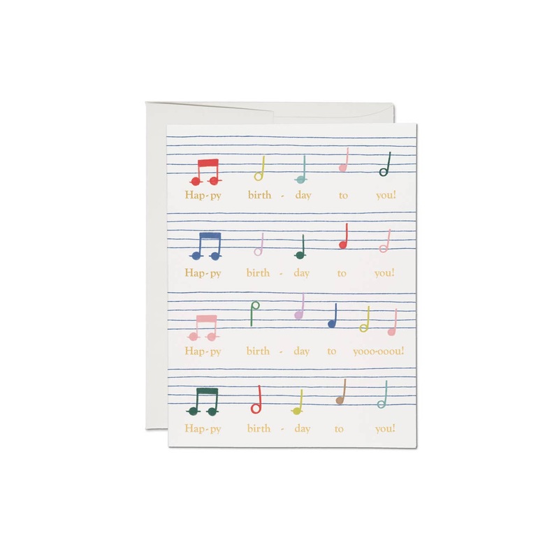 Birthday Song greeting card