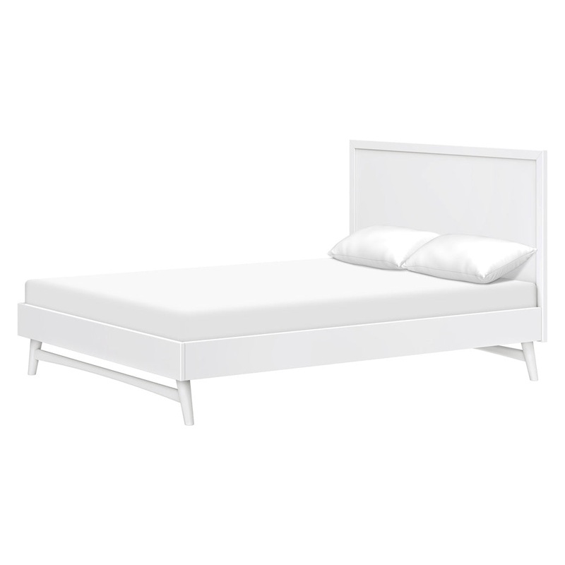 Palma Full Bed White