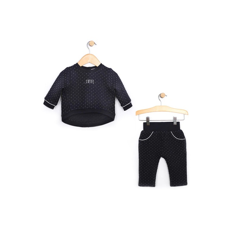 Robeez Quilted Pullover + Pants Set – Cutie 3-6 months