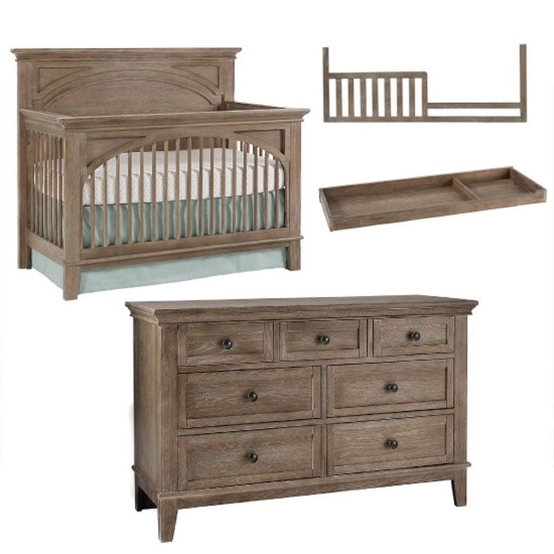 Leland Complete Nursery Collection Sandwash 7 Drawer Dresser