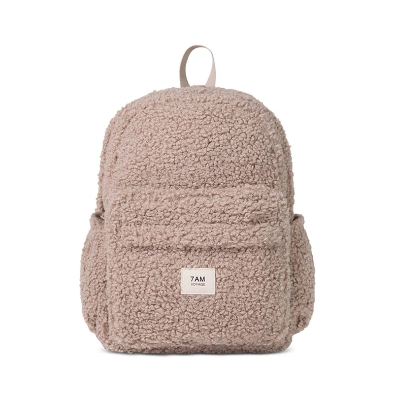 7AM Enfant Teddy Backpack Oatmeal MINI