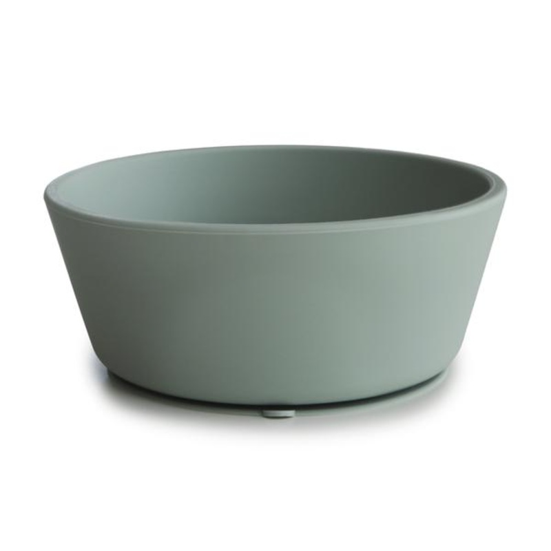 Mushie Silicone Suction Bowl Stone