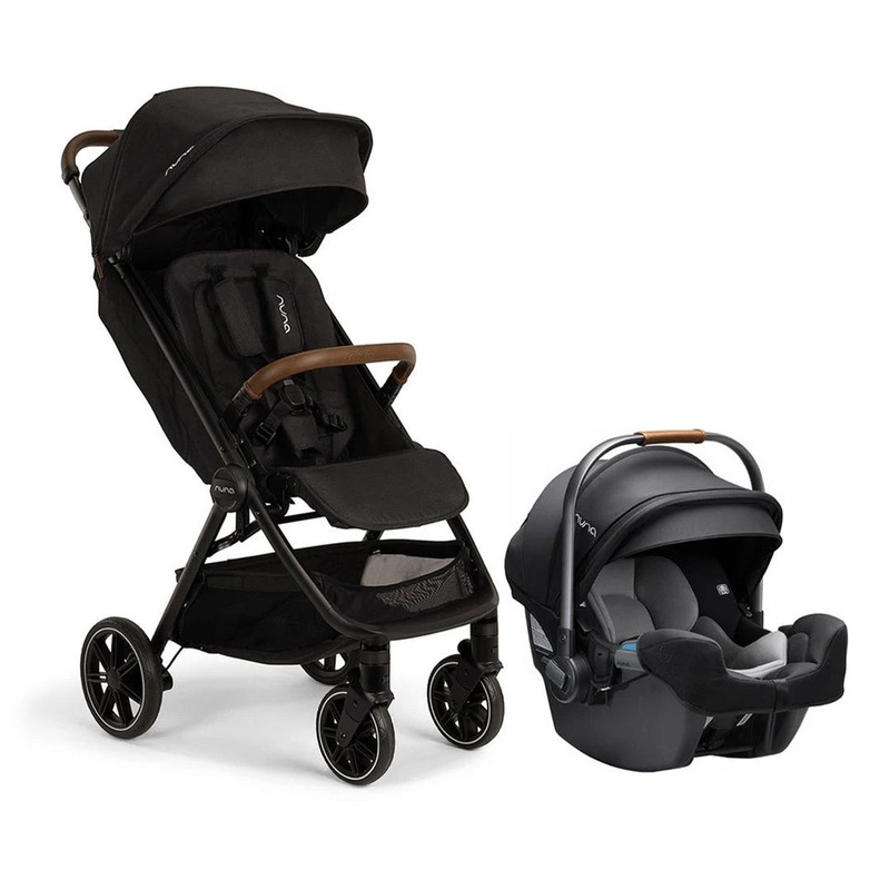 Nuna TRVL lx + Pipa Aire RX Travel System Granite/Granite