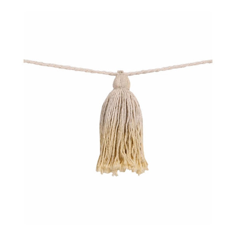 Lorena Canals Pom Pom Garland Tie-Dye Yellow