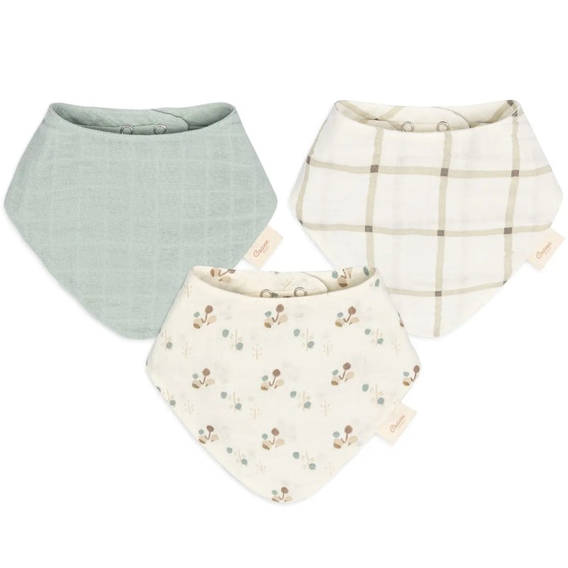 Poppy Organic Cotton Bib Set