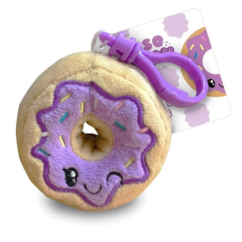 Scentco Oh So Yummy Backpack Buddies Scented Plush Toy Clips – Donut