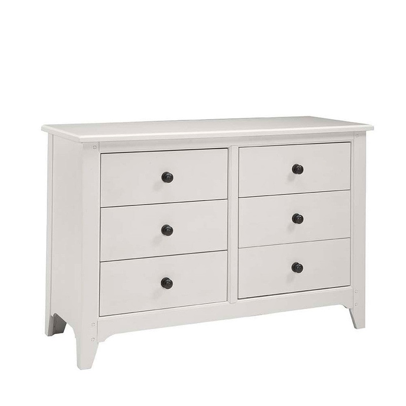 Westwood Taylor Collection 6 Drawer Dresser in Sea Shell