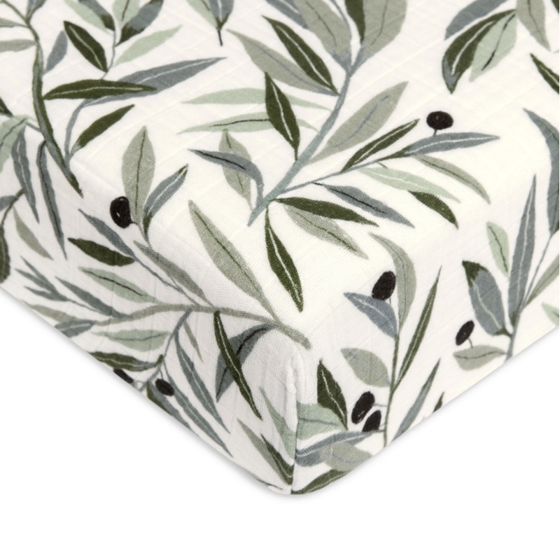 Babyletto Organic Muslin Crib Sheets Daisy