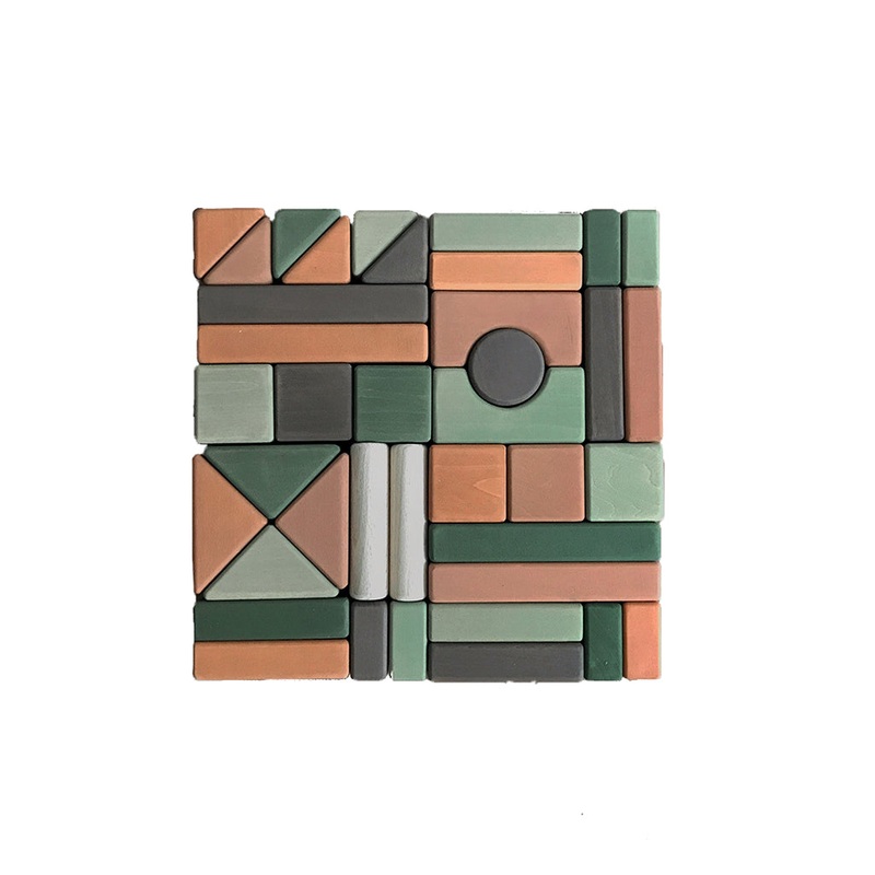 Castle Building Blocks Light Pink