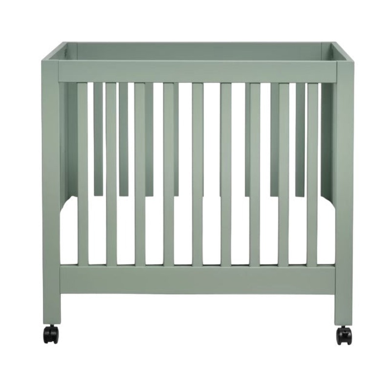 Babyletto Origami Mini Crib Light Sage