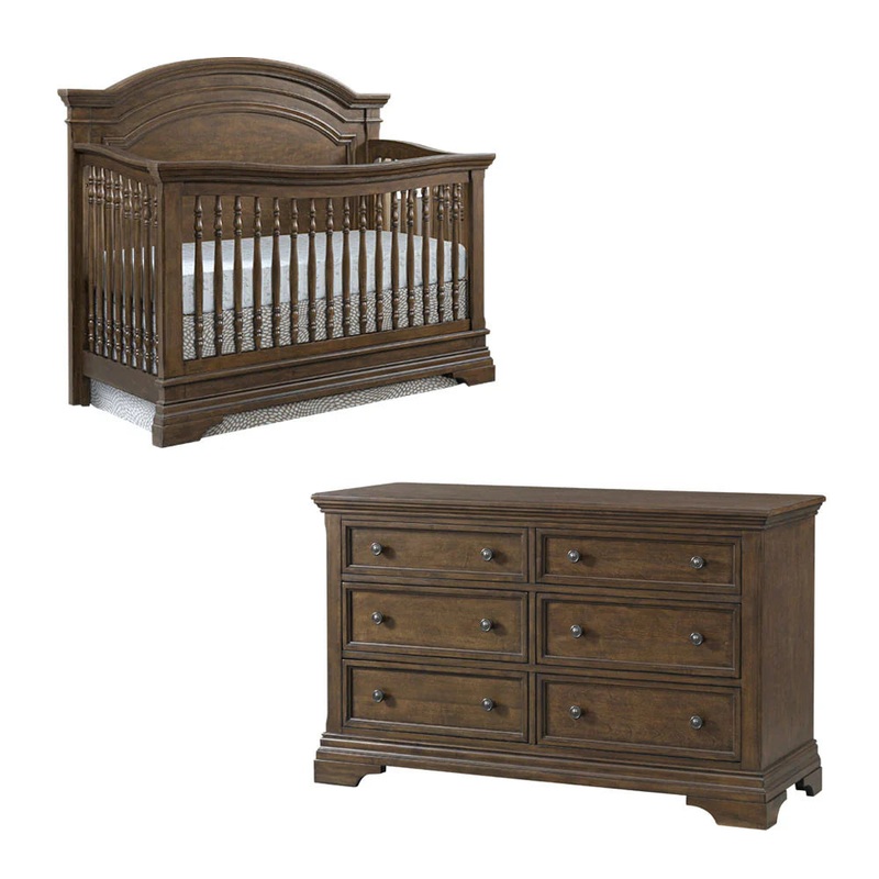 Westwood Olivia Crib and Dresser Set Flat Top
