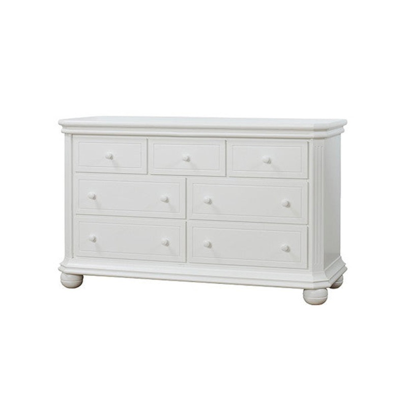 Sorelle Vista Elite Double Dresser in White