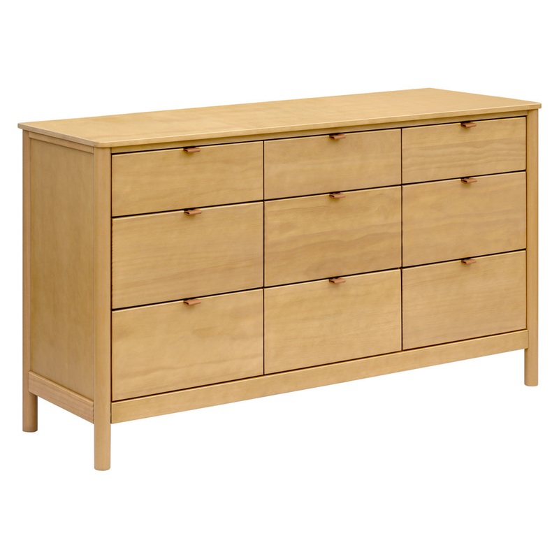 Bondi 9-Drawer Assembled Dresser Honey