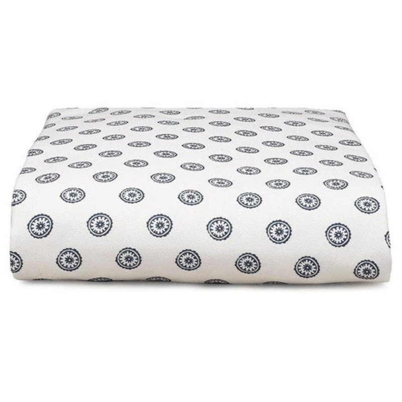Liz and Roo Navy Chelsea Crib Sheet