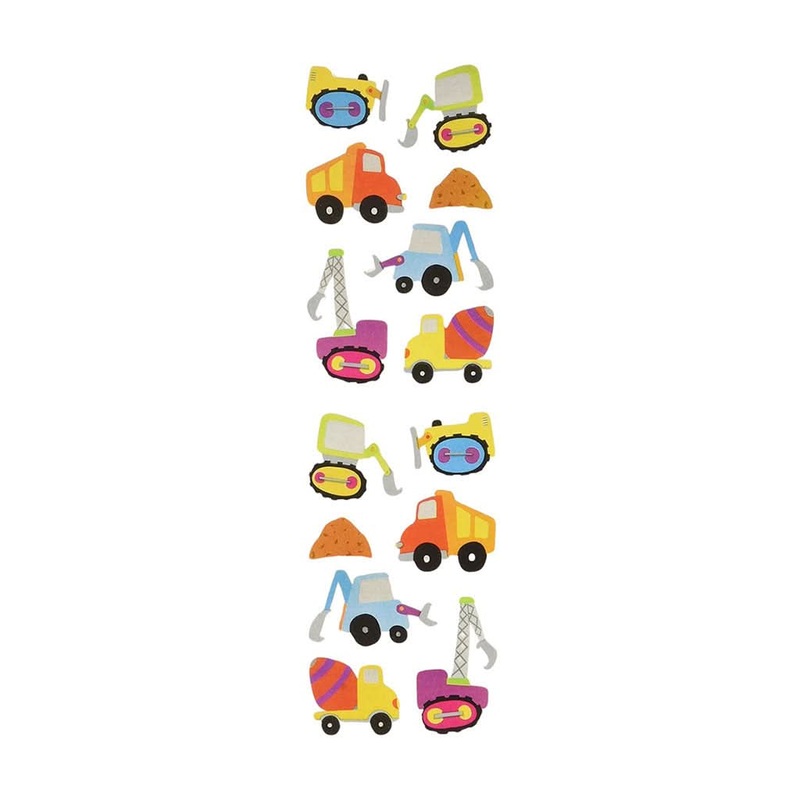 Mrs Grossmans Strip of Chubby Construction Stickers