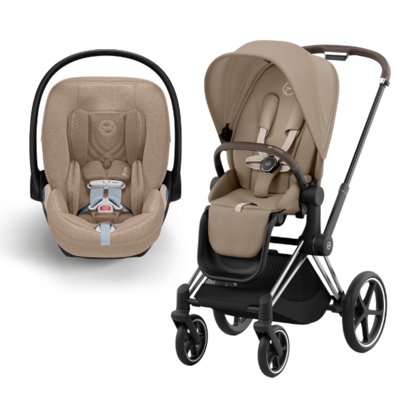Cybex Priam 4 Travel System with Cloud T Sepia Black/Matt Black