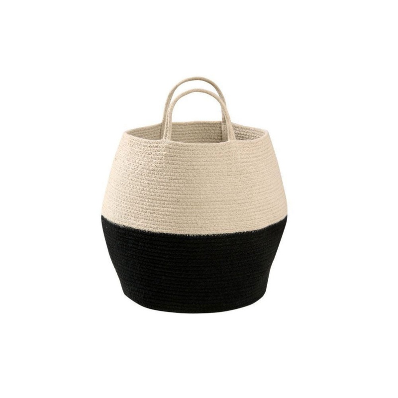 Lorena Canals Basket Zoco Black-Natural