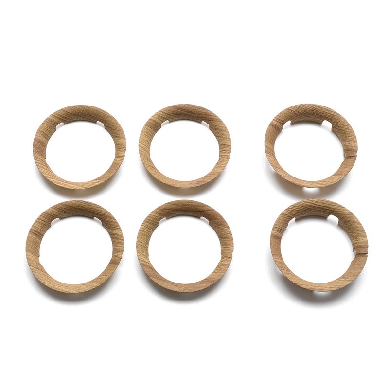 Bugaboo Bee 5 Wheel Caps in Wood