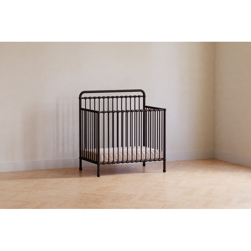 Namesake Winston 4-in-1 Convertible Mini Crib Vintage Iron
